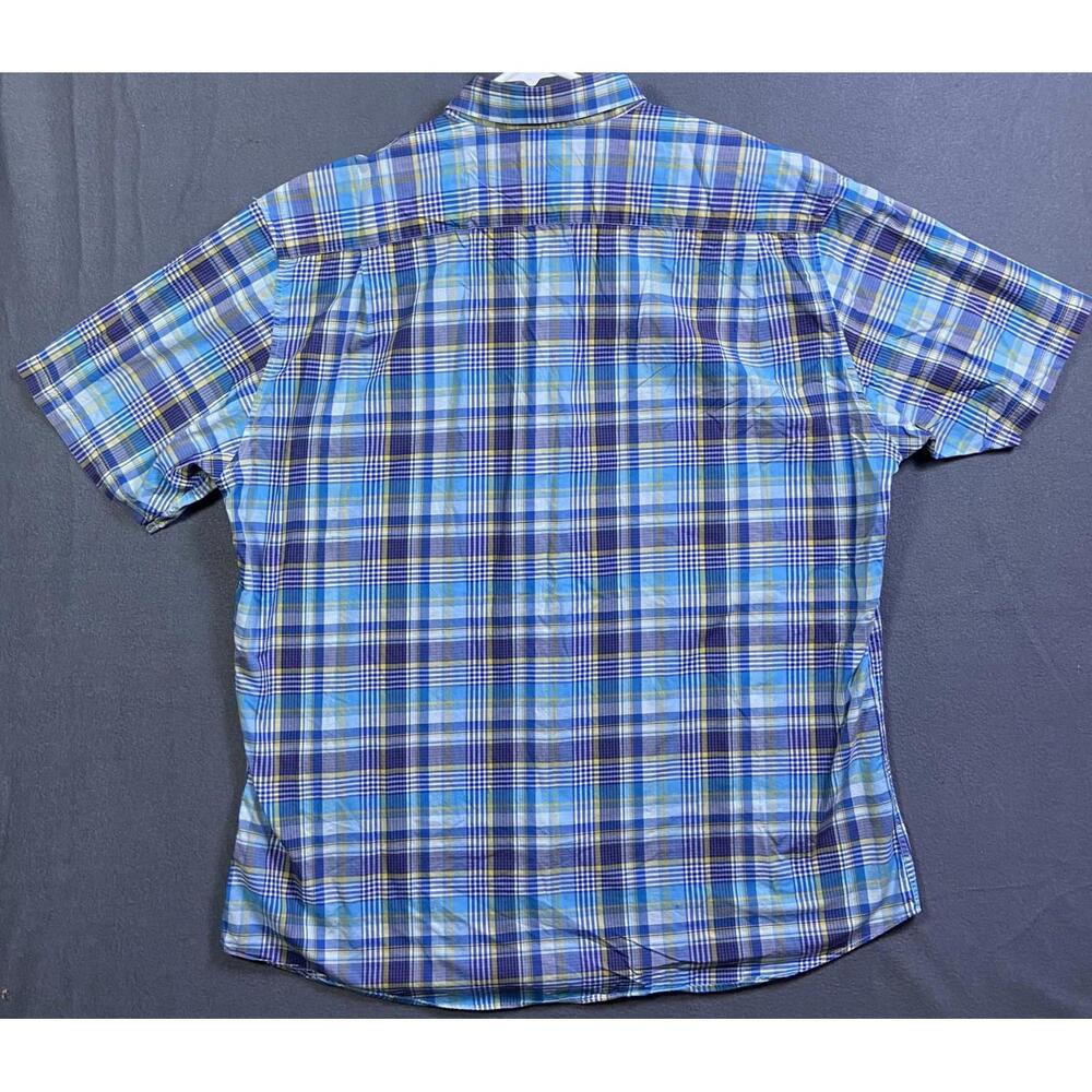 BARBOUR L94716 Men's Multicolor Gerald Tailored Fit Madras Sport Shirt Size 3XL - Picture 9 of 10